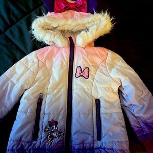 Toddler Minnie Mouse pink and purple jacket